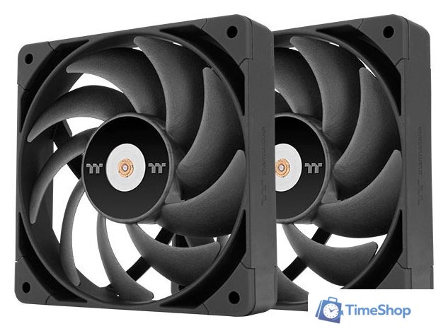 Комплект вентиляторов для корпуса Thermaltake ToughFan 14 Pro 2-Fan Pack CL-F160-PL14BL-A - Изображение №1 — Интернет-магазин Time-Shop