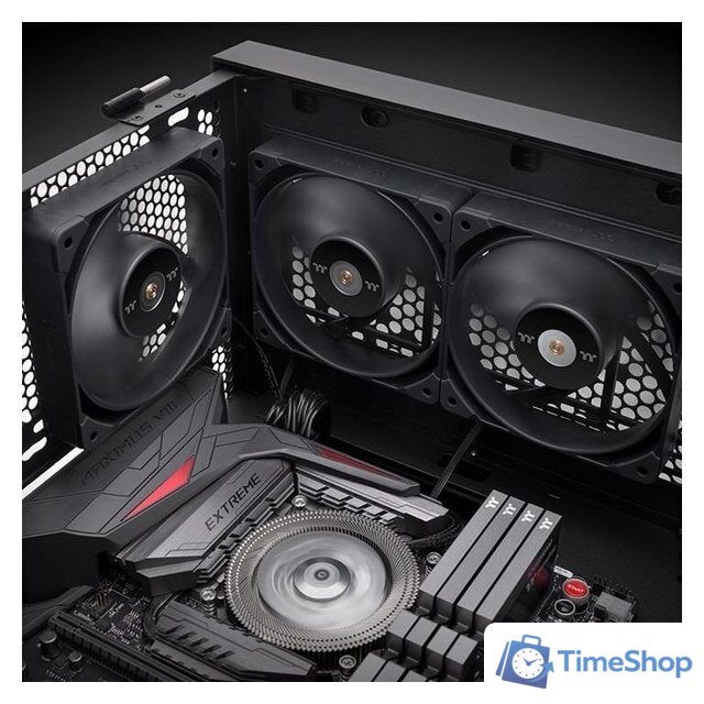 Комплект вентиляторов для корпуса Thermaltake ToughFan 14 Pro 2-Fan Pack CL-F160-PL14BL-A - Изображение №6 — Интернет-магазин Time-Shop
