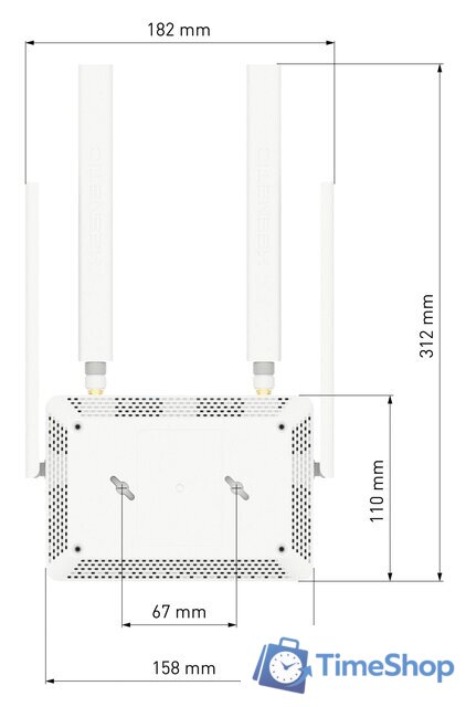 4G Wi-Fi роутер Keenetic Runner 4G KN-2212 - Изображение №4 — Интернет-магазин Time-Shop
