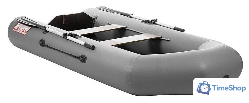 Моторно-гребная лодка Тонар Капитан 280Т (серый) - Изображение №2 — Интернет-магазин Time-Shop