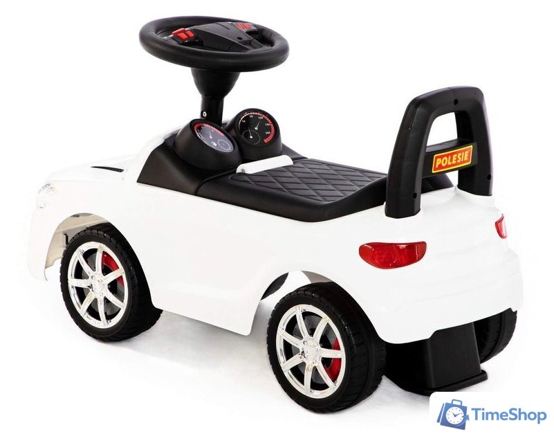 Каталка Полесье SuperCar №4 84514 (белый) - Изображение №5 — Интернет-магазин Time-Shop