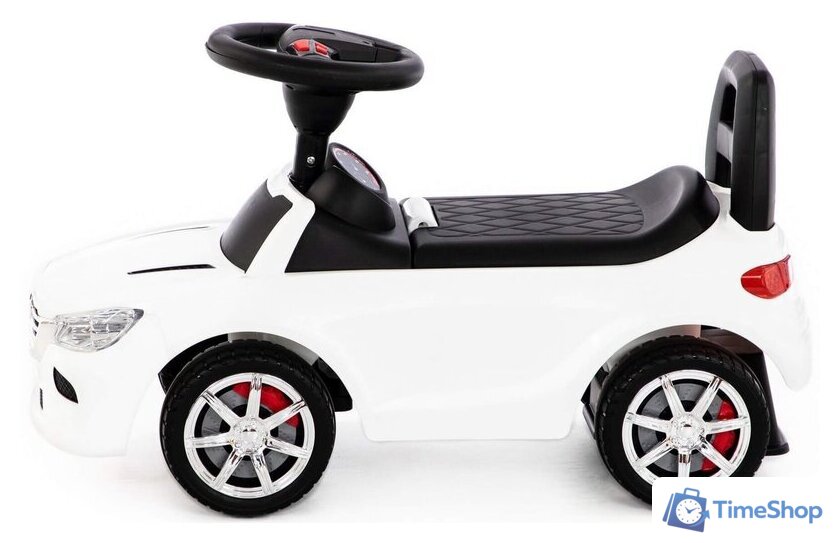 Каталка Полесье SuperCar №4 84514 (белый) - Изображение №6 — Интернет-магазин Time-Shop