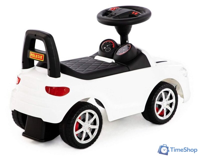 Каталка Полесье SuperCar №4 84514 (белый) - Изображение №4 — Интернет-магазин Time-Shop