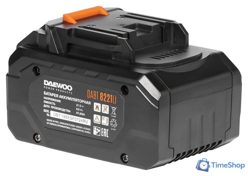 Аккумулятор Daewoo Power DABT 8221Li (21В/8 Ач) - Изображение №2 — Интернет-магазин Time-Shop