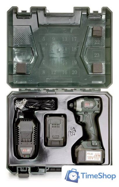 Винтоверт KLPRO KLDV18BH-50 (с 2-мя АКБ, кейс) - Изображение №12 — Интернет-магазин Time-Shop
