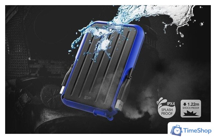 Внешний накопитель Silicon-Power Armor A66 2TB SP020TBPHD66SS3B - Изображение №5 — Интернет-магазин Time-Shop