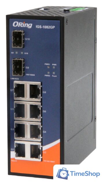 Неуправляемый коммутатор ORing IGS-1082GP - Изображение №1 — Интернет-магазин Time-Shop
