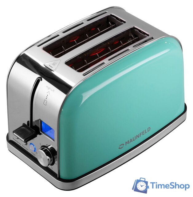 Тостер MAUNFELD MF-821MINT - Изображение №1 — Интернет-магазин Time-Shop