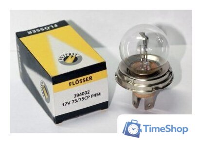 Галогенная лампа Flosser 12V 75/75CP P45t 1шт [394002] - Изображение №2 — Интернет-магазин Time-Shop