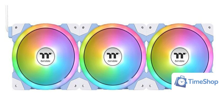 Комплект вентиляторов для корпуса Thermaltake Swafan EX12 ARGB Hydrangea Blue TT Premium Edition 3-Fan Pack CL-F183-PL12BU-A - Изображение №1 — Интернет-магазин Time-Shop