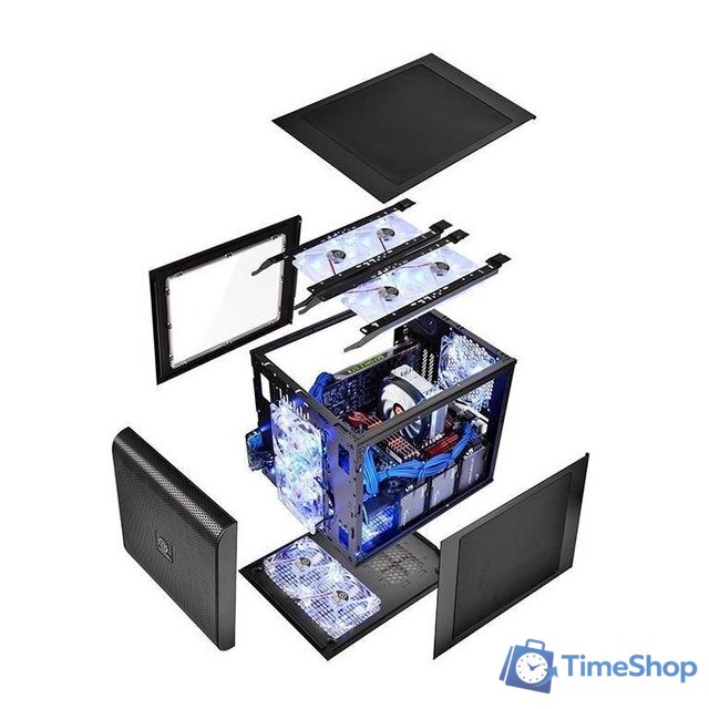 Корпус Thermaltake Core V21 [CA-1D5-00S1WN-00] - Изображение №6 — Интернет-магазин Time-Shop