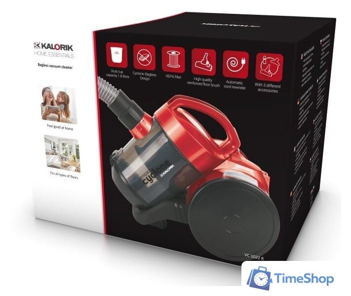 Пылесос Kalorik VC 1022 R - Изображение №6 — Интернет-магазин Time-Shop
