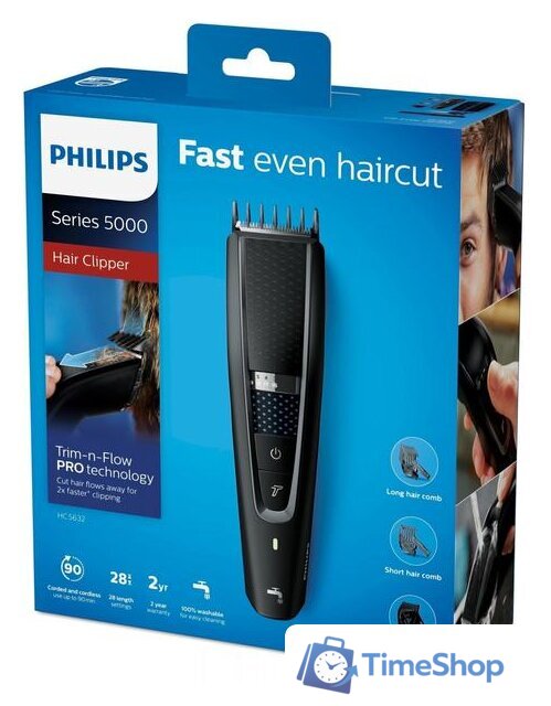 Машинка для стрижки волос Philips HC5632/15 - Изображение №5 — Интернет-магазин Time-Shop