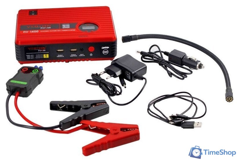 Портативное пусковое устройство Verton Energy ПУ-1400 - Изображение №14 — Интернет-магазин Time-Shop
