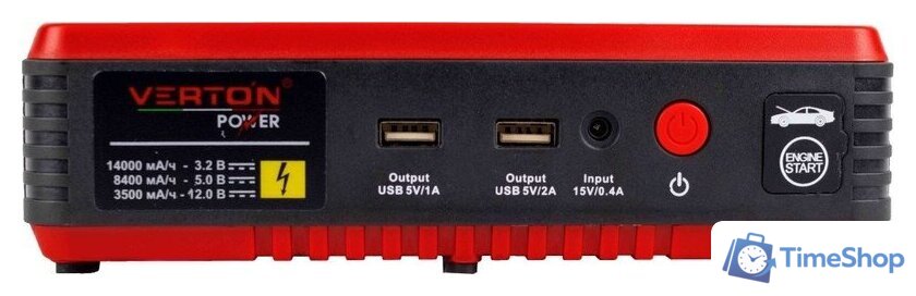 Портативное пусковое устройство Verton Energy ПУ-1400 - Изображение №3 — Интернет-магазин Time-Shop