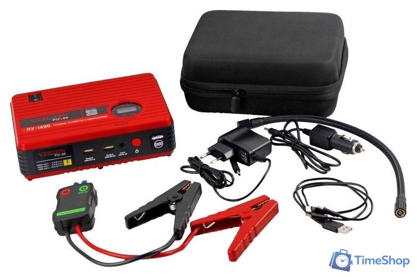 Портативное пусковое устройство Verton Energy ПУ-1400 - Изображение №13 — Интернет-магазин Time-Shop