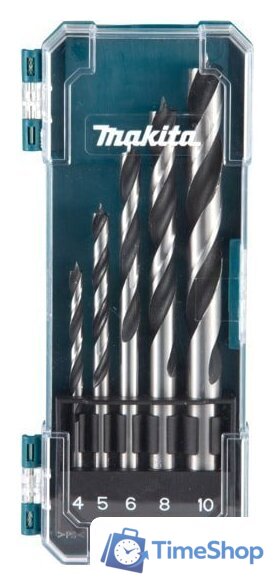 Набор сверл Makita D-72861 (5 шт) - Изображение №1 — Интернет-магазин Time-Shop