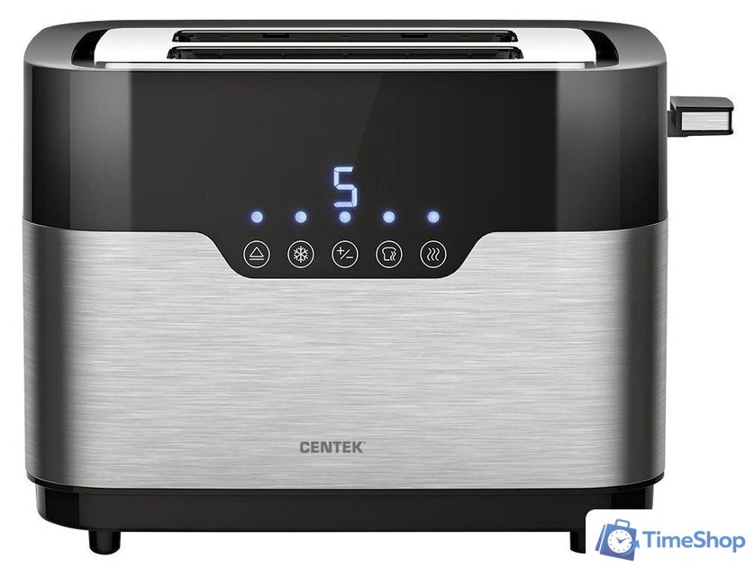 Тостер CENTEK CT-1423 (сталь) - Изображение №2 — Интернет-магазин Time-Shop