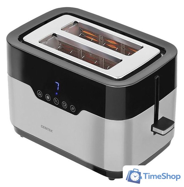 Тостер CENTEK CT-1423 (сталь) - Изображение №6 — Интернет-магазин Time-Shop