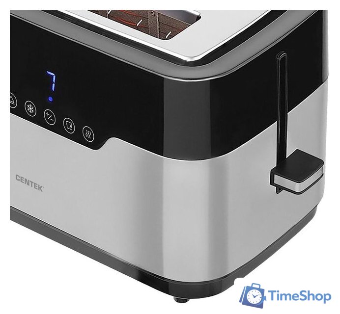 Тостер CENTEK CT-1423 (сталь) - Изображение №7 — Интернет-магазин Time-Shop