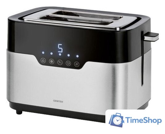 Тостер CENTEK CT-1423 (сталь) - Изображение №1 — Интернет-магазин Time-Shop
