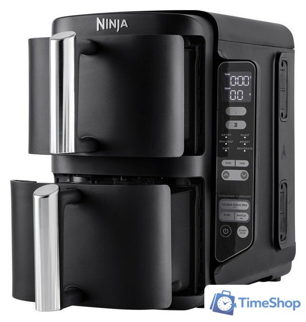 Аэрогриль (аэрофритюрница) Ninja Foodi Double Stack SL300EU - Изображение №3 — Интернет-магазин Time-Shop