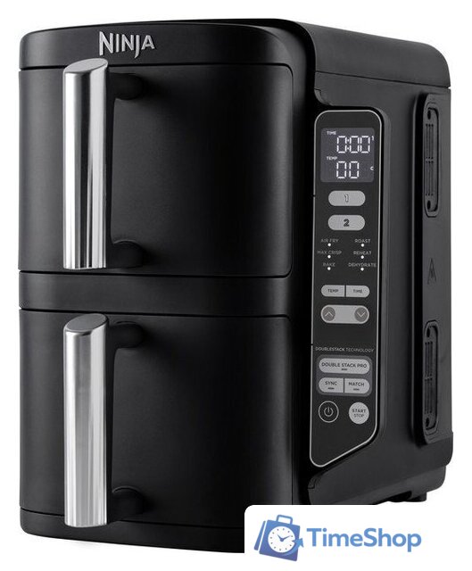 Аэрогриль (аэрофритюрница) Ninja Foodi Double Stack SL300EU - Изображение №2 — Интернет-магазин Time-Shop