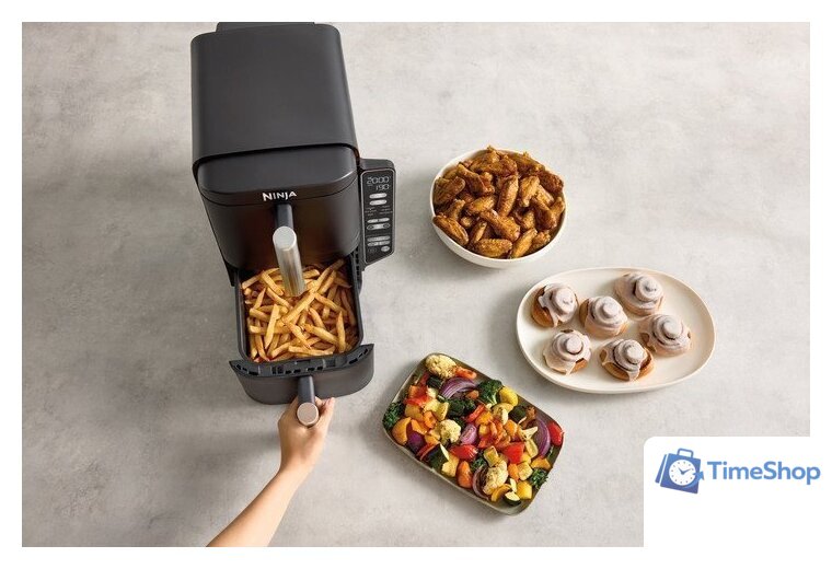Аэрогриль (аэрофритюрница) Ninja Foodi Double Stack SL300EU - Изображение №13 — Интернет-магазин Time-Shop