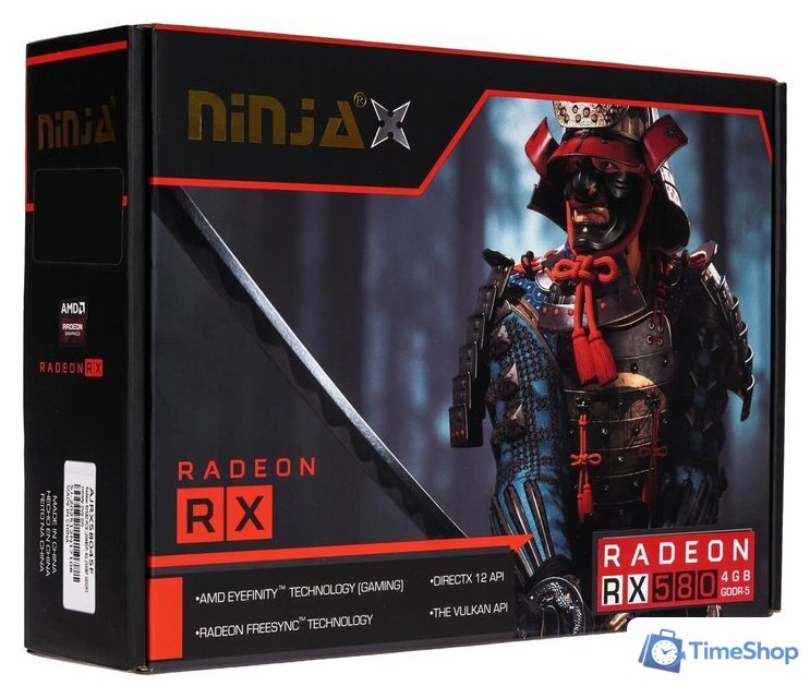 Видеокарта Sinotex Ninja Radeon RX 580 4GB GDDR5 AJRX58045F - Изображение №8 — Интернет-магазин Time-Shop