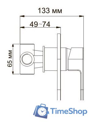 Смеситель Wasserkraft Donau 5351 - Изображение №3 — Интернет-магазин Time-Shop