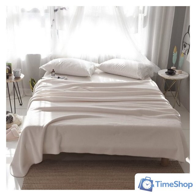 Покрывало Sofi De MarkO София 160x220 Пл-См016-160x220 (молоко 1) - Изображение №1 — Интернет-магазин Time-Shop