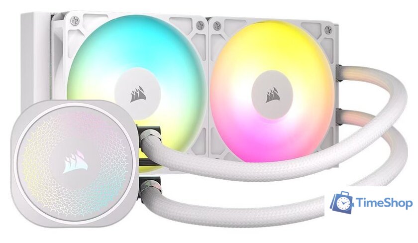 Система жидкостного охлаждения для процессора Corsair Nautilus 240 RS ARGB CW-9060094-WW - Изображение №1 — Интернет-магазин Time-Shop