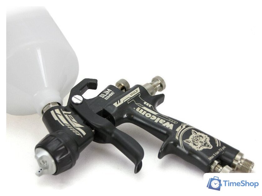 Краскопульт Walcom Slim Kombat HVLP 813013 - Изображение №3 — Интернет-магазин Time-Shop