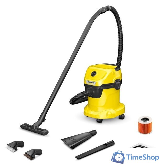 Пылесос Karcher WD 3 V-15/4/20 Car 1.628-121.0 - Изображение №1 — Интернет-магазин Time-Shop