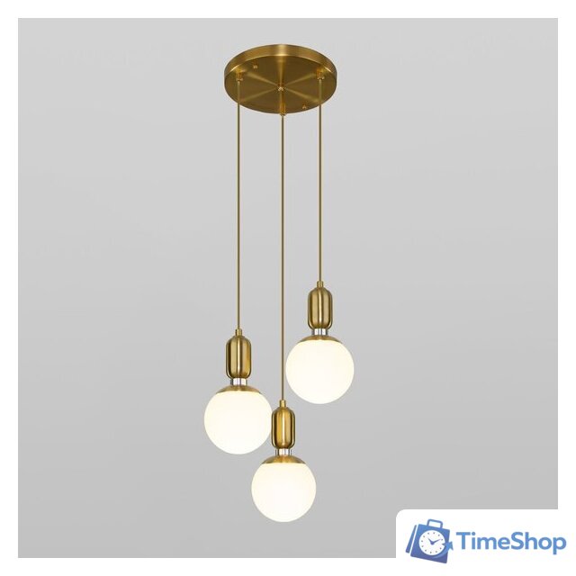Подвесная люстра Евросвет Bubble 50151/3 (латунь) - Изображение №2 — Интернет-магазин Time-Shop