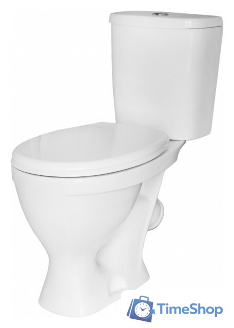 Унитаз напольный Sanita Luxe Формат WC.CC/Format/1-P/WHT.G/S1 (с сиденьем) - Изображение №1 — Интернет-магазин Time-Shop