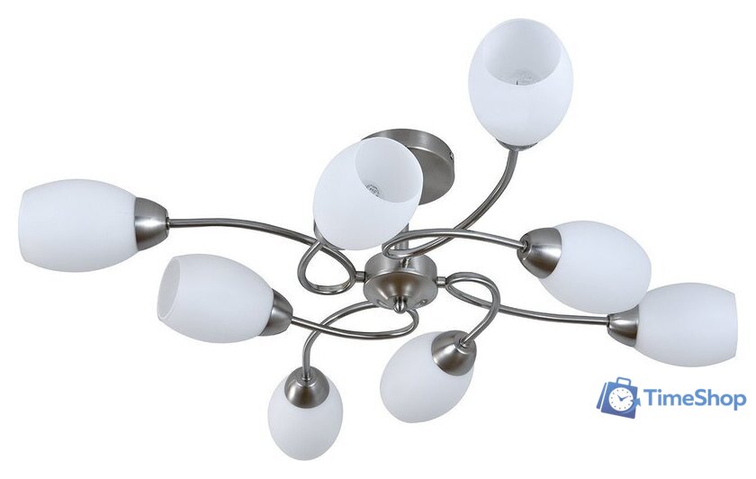 Припотолочная люстра Escada 150007/8R ES0000067 (Satin Nickel) - Изображение №2 — Интернет-магазин Time-Shop