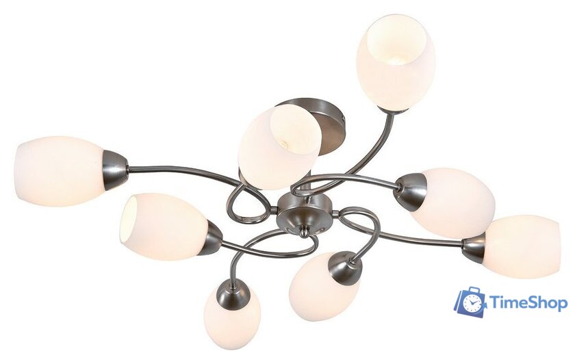 Припотолочная люстра Escada 150007/8R ES0000067 (Satin Nickel) - Изображение №1 — Интернет-магазин Time-Shop
