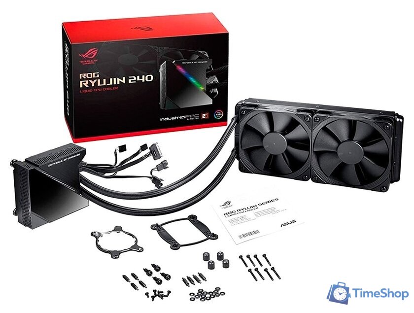 Система жидкостного охлаждения для процессора ASUS ROG Ryujin 240 90RC0030-M0UAY0 - Изображение №2 — Интернет-магазин Time-Shop