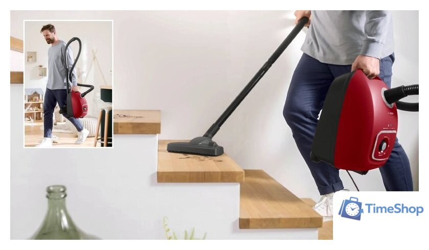 Пылесос Bosch Serie 4 BGB41RD3H - Изображение №10 — Интернет-магазин Time-Shop