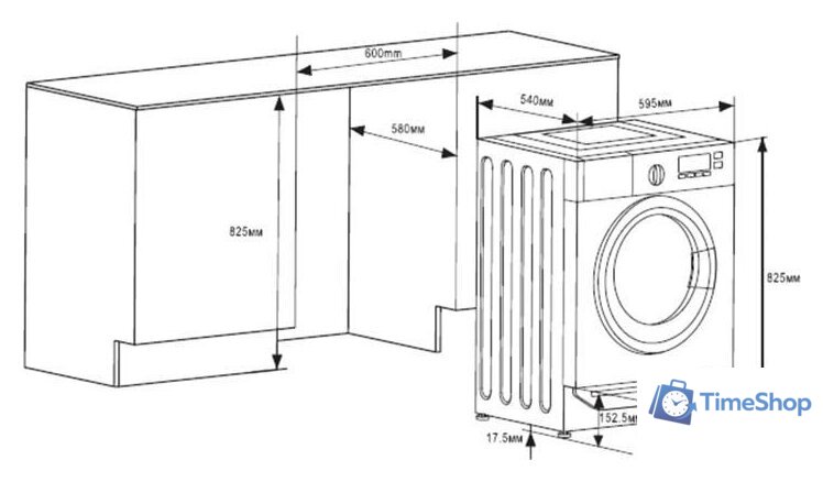 Стирально-сушильная машина MAUNFELD MBWM1486S - Изображение №22 — Интернет-магазин Time-Shop