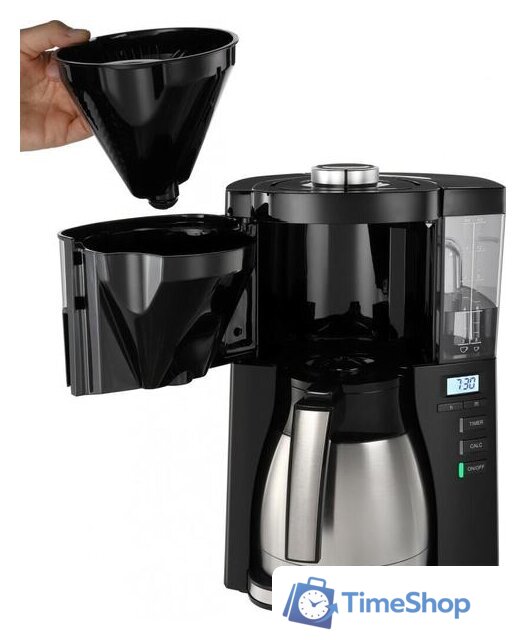 Капельная кофеварка Melitta Look V Therm Timer (черный) - Изображение №3 — Интернет-магазин Time-Shop