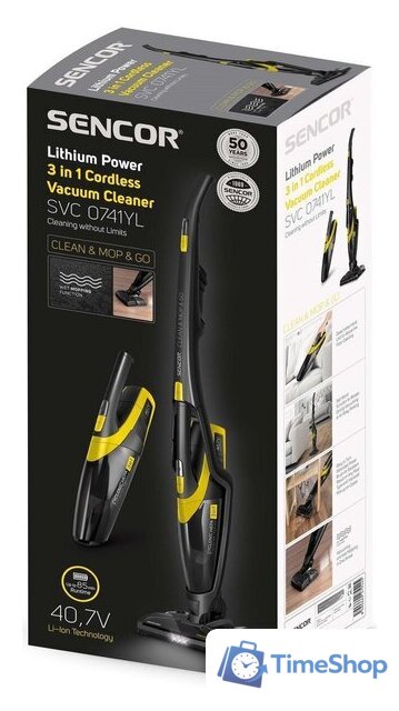 Пылесос Sencor SVC 0741YL - Изображение №11 — Интернет-магазин Time-Shop