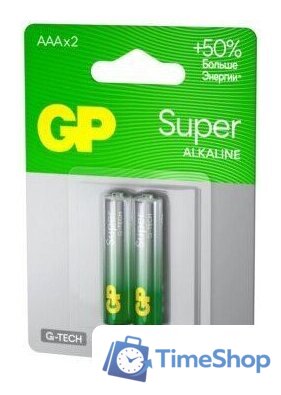 Батарейка GP Super G-Tech LR03/24AA21-2CRSBC2 - Изображение №3 — Интернет-магазин Time-Shop