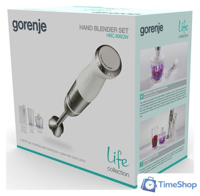 Погружной блендер Gorenje HBC806QW - Изображение №3 — Интернет-магазин Time-Shop