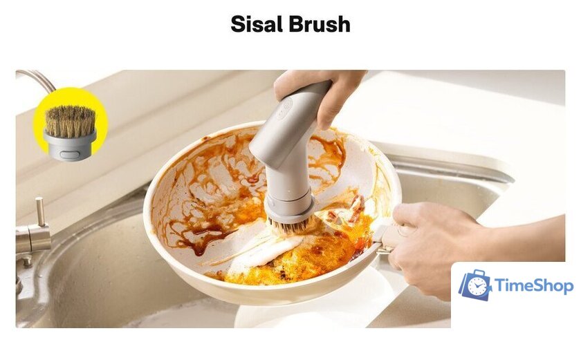 Щетка для мытья посуды Hoto Electric Kitchen Scrubber - Изображение №5 — Интернет-магазин Time-Shop