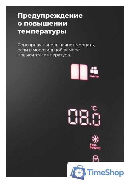 Четырёхдверный холодильник MAUNFELD MFF181NFB - Изображение №12 — Интернет-магазин Time-Shop