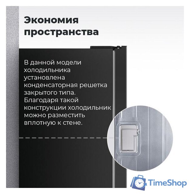 Четырёхдверный холодильник MAUNFELD MFF181NFB - Изображение №5 — Интернет-магазин Time-Shop