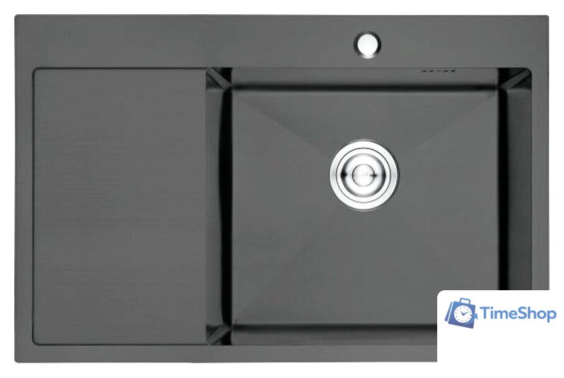 Кухонная мойка Gerhans K37851B-R (правая, графит) - Изображение №1 — Интернет-магазин Time-Shop