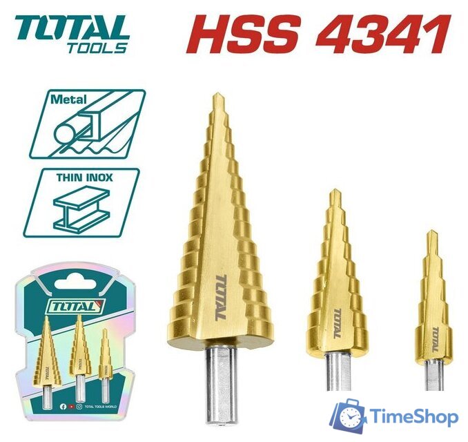 Набор сверл Total TAC80401 - Изображение №1 — Интернет-магазин Time-Shop